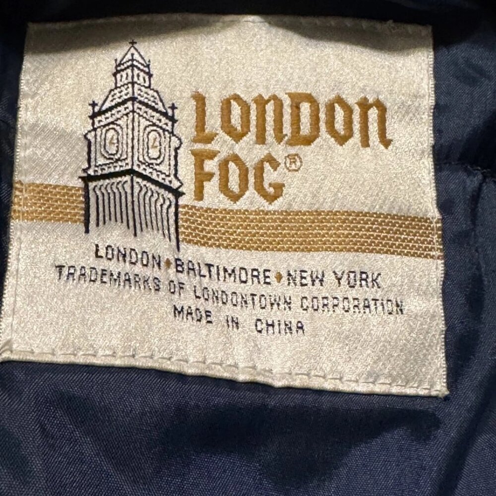 Vintage London Fog Men’s Overcoat Car Coat 40R Tan Lined 1970s USA - Picture 4 of 8